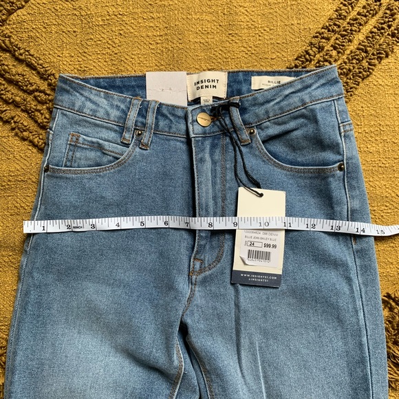 NWT Insight high rise jeans with knee rips - Picture 7 of 11